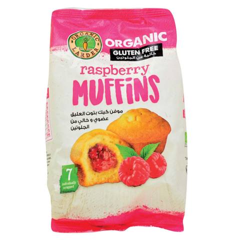 Organic Larder Gluten Free Raspberry Muffins 180g