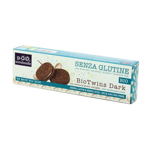 Sottolestelle Biotwins Dark With Vanilla Cream 125g