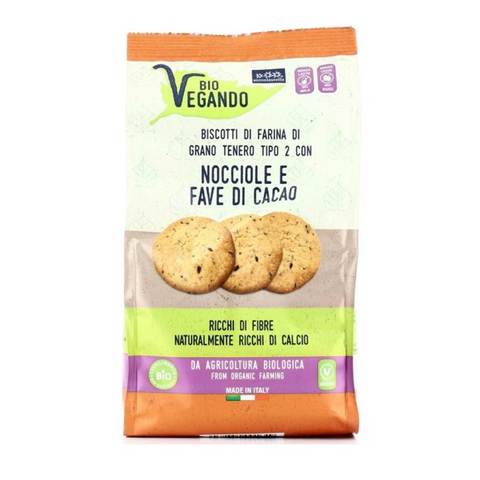 Sottolestelle Bioveg. Hazelnut & Cocoa Beans Cookies 250g