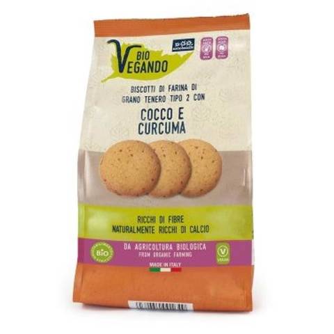 Sottolestelle Bioveg. Coconut & Turmeric Biscuits 250g