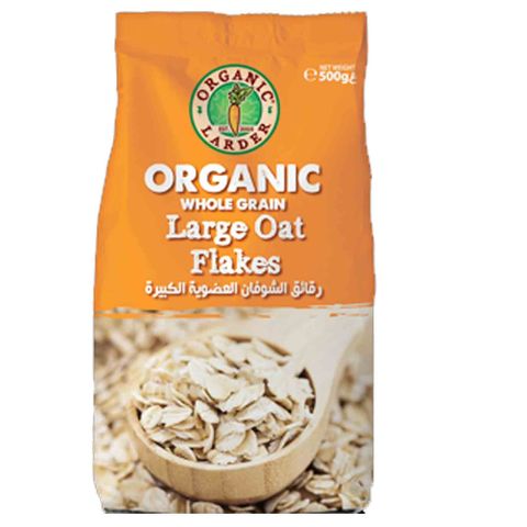 Organic Larder Large Oat Flake 500g