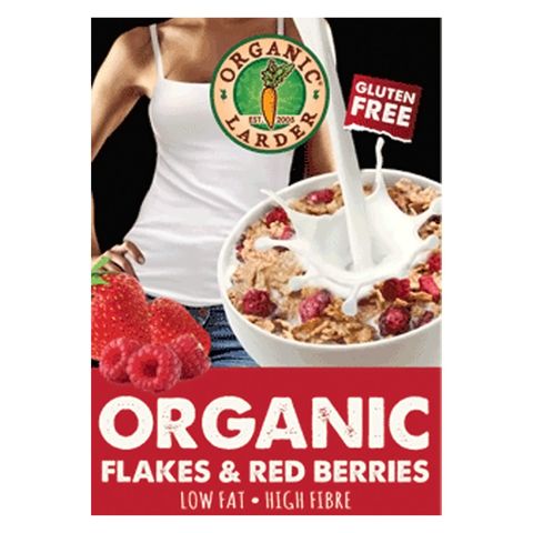 Organic Larder Flakes And Red Berries 300g