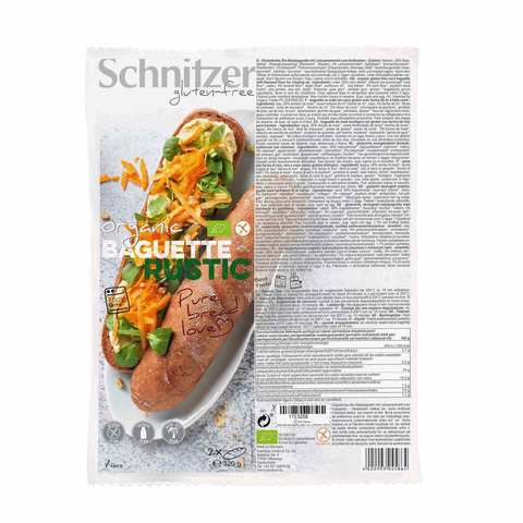 Schnitzer Organic Baguette Rustic 320g