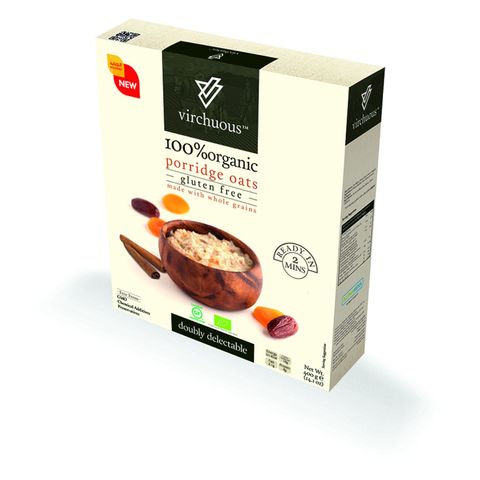 Virchous Organic Porridge Oats 400g