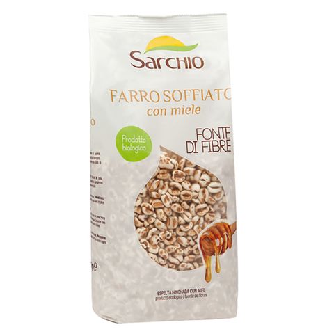Sarchio Spelled Bio Puffed With Honey 200g