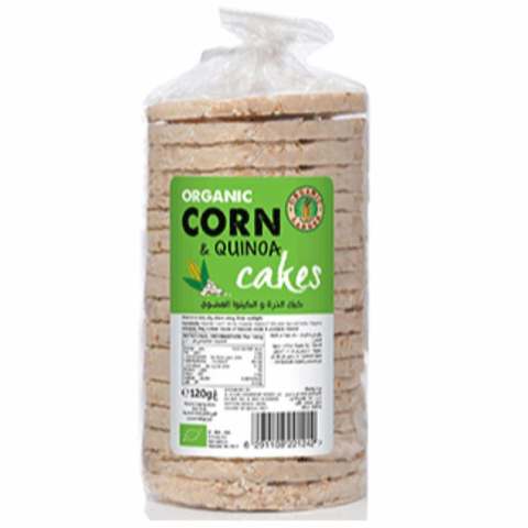 Organic Larder Corn & Quinoa Cakes 120g