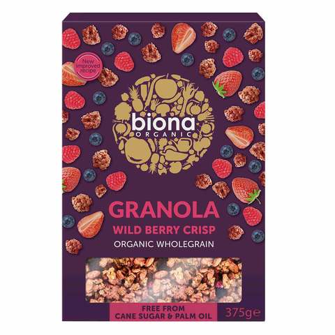 Biona Organic Granola Wild Berry 375g