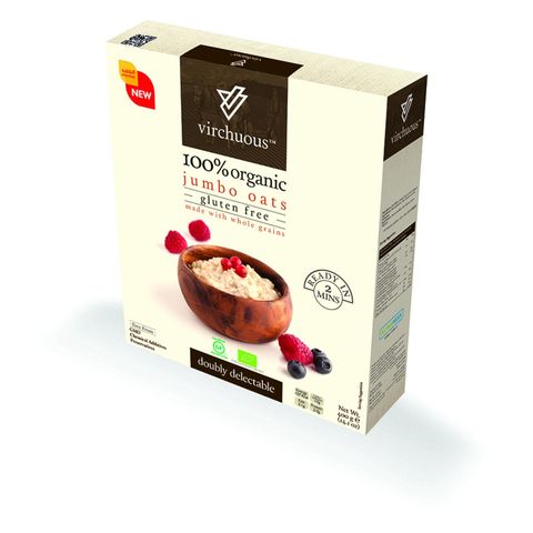 Virchous Organic Jumbo Oats 400g