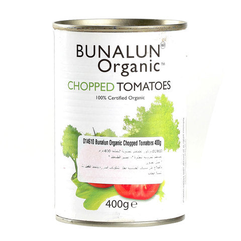 Bunalun Organic Chopped Tomatoes 400g