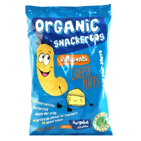 Organic Larder Snackeroos Cheese Puffs 15g