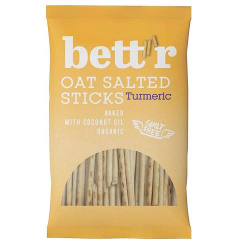 bett\'r Oat Salted Sticks Turmeric 50g