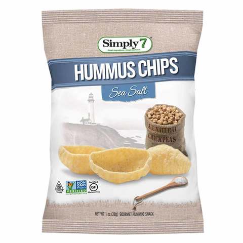 Simply 7 Sea Salt Hummus Chips 28.35g
