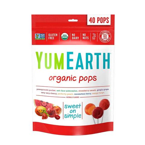 Yum Earth Fruit Organic Pops 240g