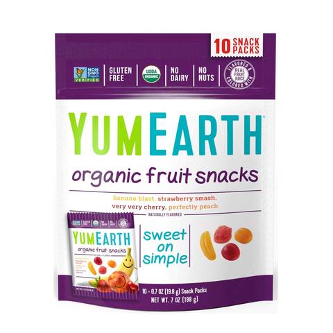Yum Earth Fruit Snacks 10Pcs 198g