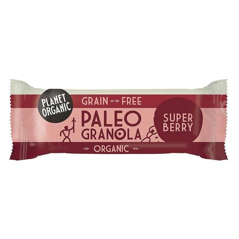 Planet Organic Paleo Super Berry Granola Bars 30g