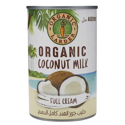 Organic Larder Coconut Milk Full Cream 400ml