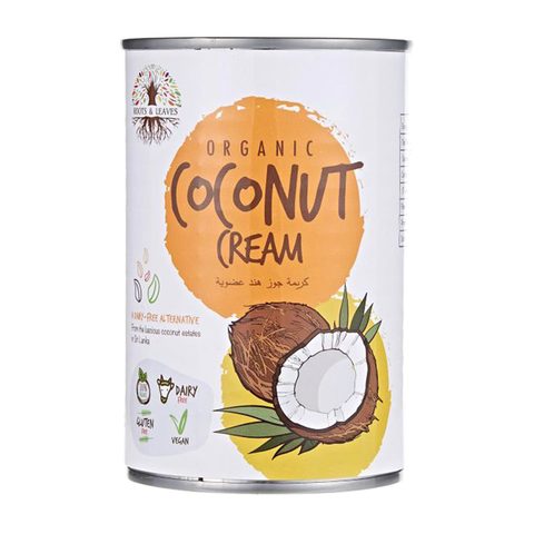 Roots & Leaves Organic Coconut Cream 400ml