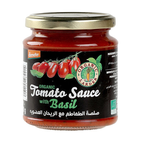 Organic Larder Tomato Sauce with Basil 300g