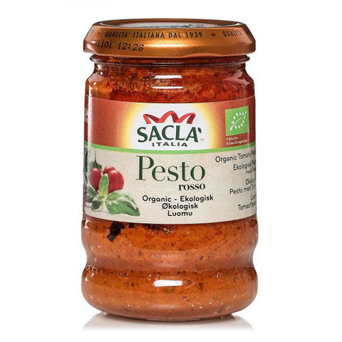 Sacla Italia Organic Pesto Rosso 190g