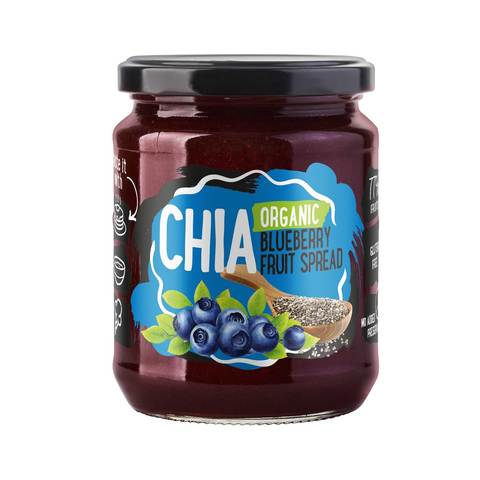 Rudolfs Chia Blueberry Fruit Spread 250g