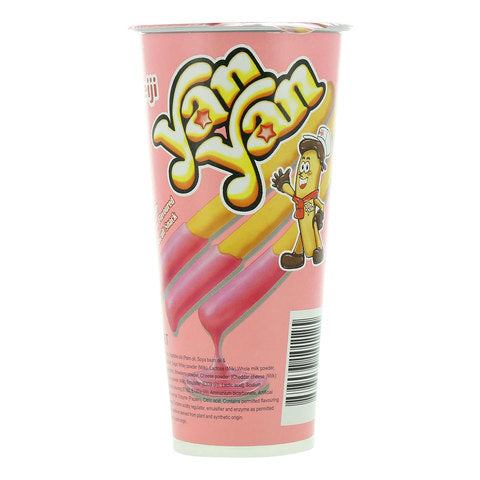Yan Yan Meiji Creamy Strawberry Flavored Biscuits 50g
