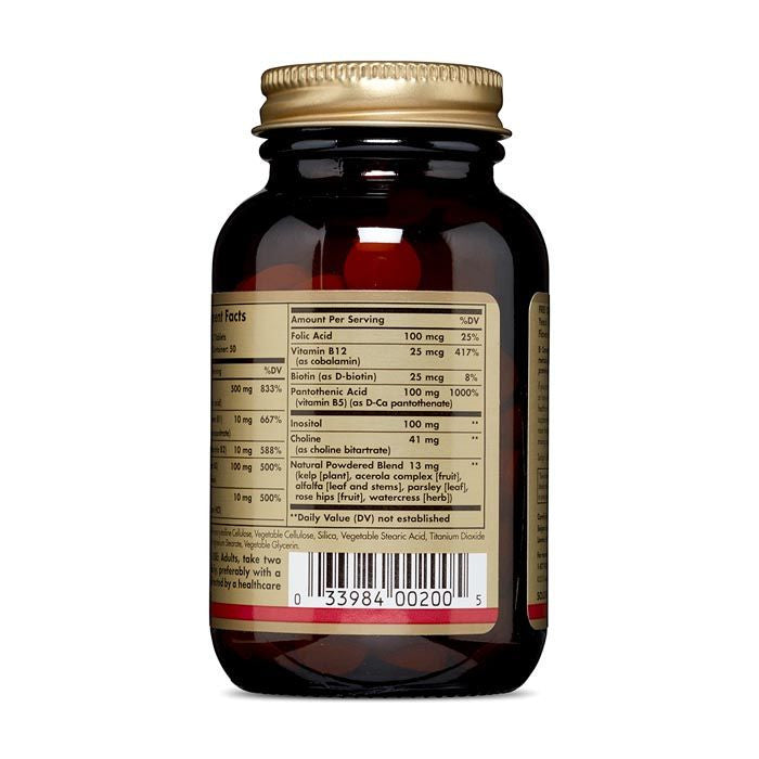 Solgar B Complex With C Stress Formula 100's