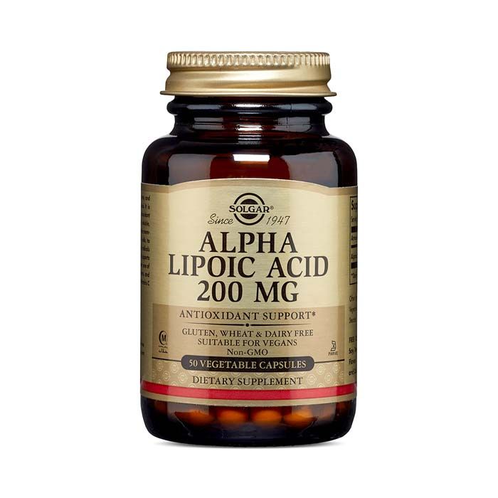 Solgar Alpha Lipoic Acid 200 mg Vegetable Capsule