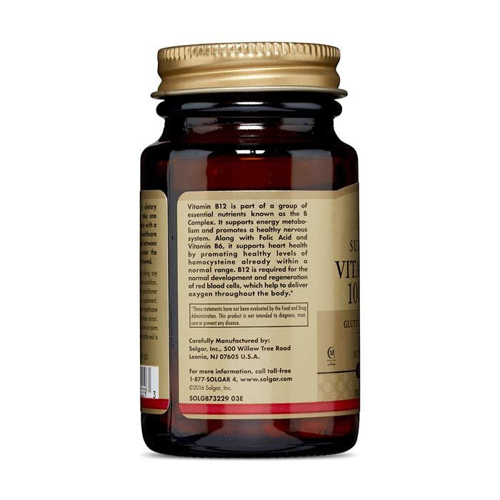 Solgar Vitamin B12 1000 Mcg Nuggets 100's