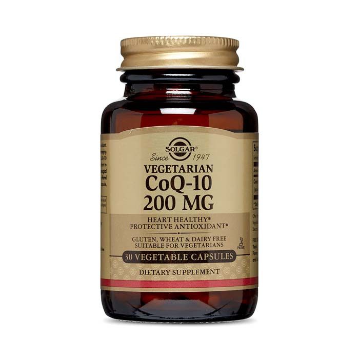 Solgar CoQ 10 200mg Vegetable capsules 30's