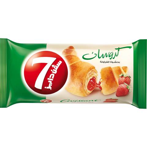 7 DAYS Croissant with Strawberry Filling 55g
