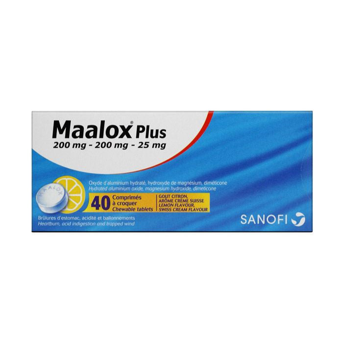 Maalox Plus Tablets 40's