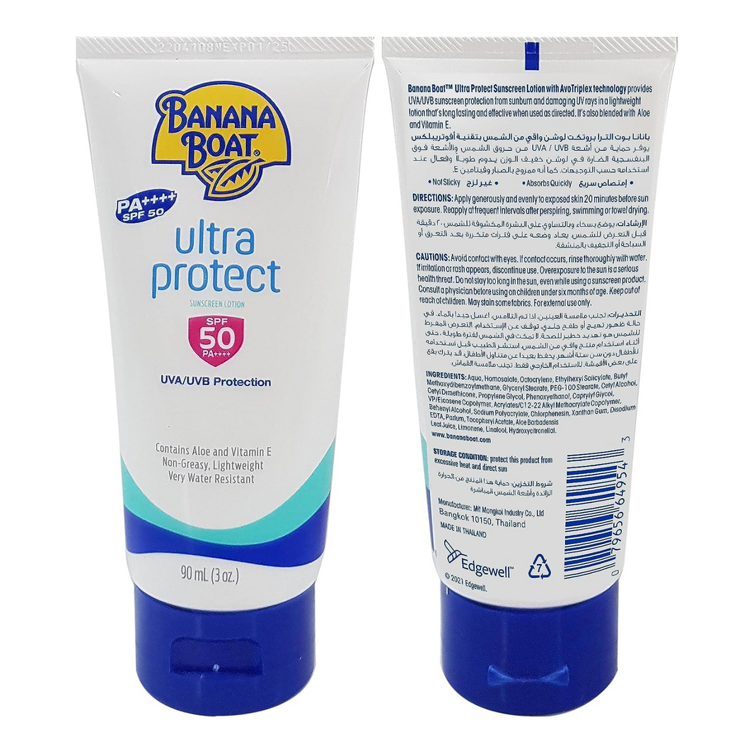 Banana Boat Ultra sun protection SPF50 lotion 90 ml