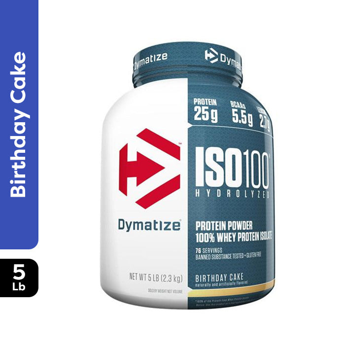Dymatize Iso 100 5 lb Birthday Cake