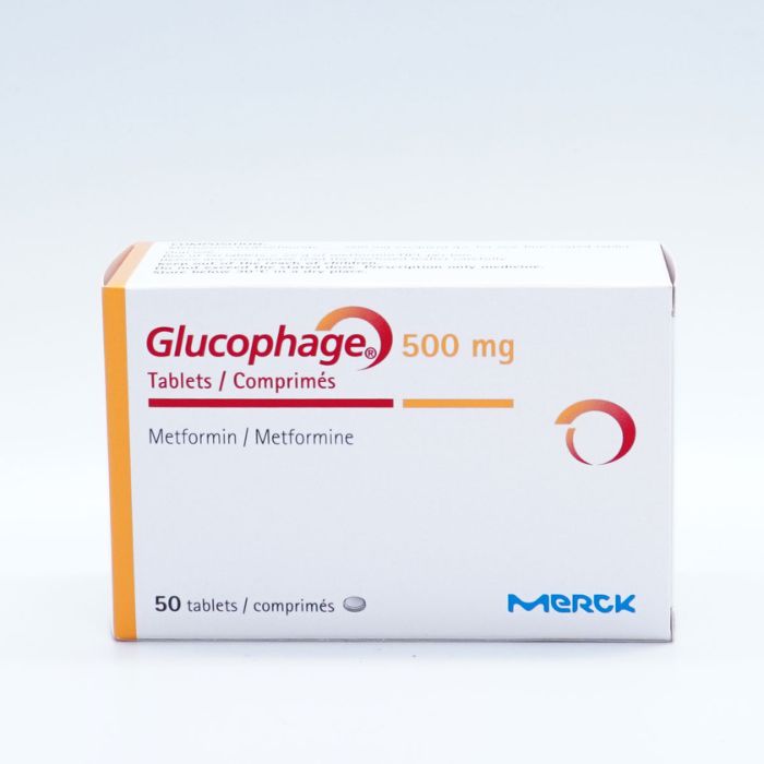 Glucophage 500mg Tab 50s (10s Blister X 5)