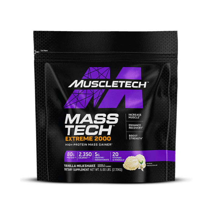 Muscle Tech Mass Tech Extreme 2000 Vanilla Milkshake 6lb