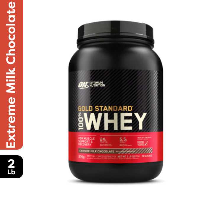 Optimum Nutrition 100% Gold Standard Whey Extreme Milk Chocolate 2 Lb