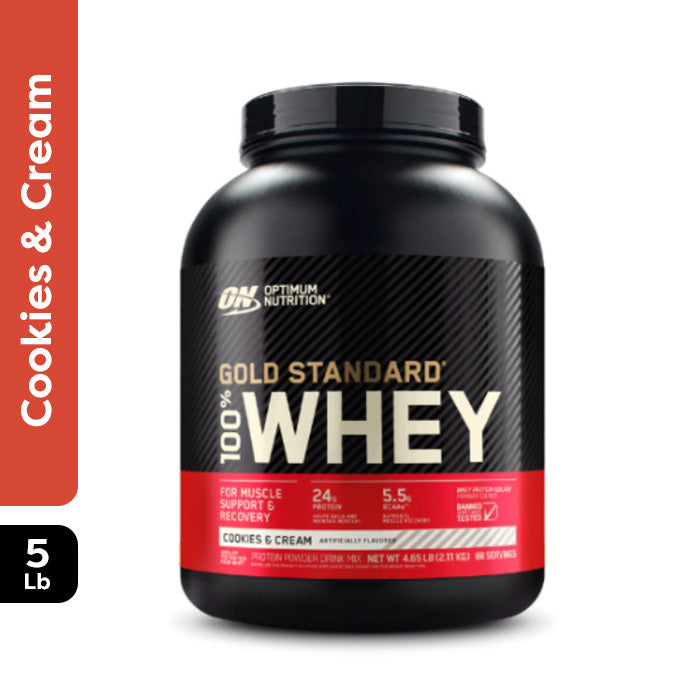 Optimum Nutrition 100% Gold Standard Whey Cookies & Cream 5lb