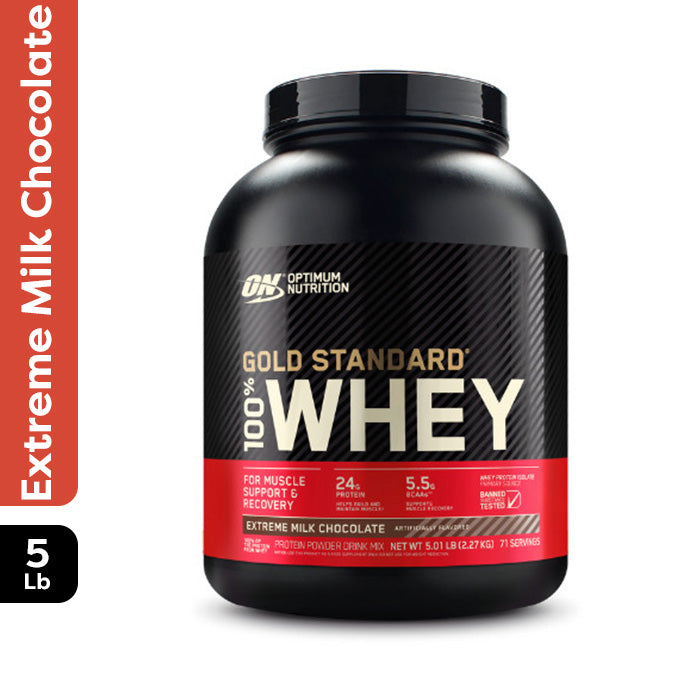 Optimum Nutrition 100% Gold Standard Whey Extreme Milk Chocolate 5lb