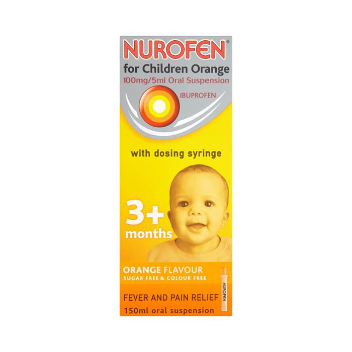 Nurofen For Children's 100mg/5ml Suspension 100ml Bottle