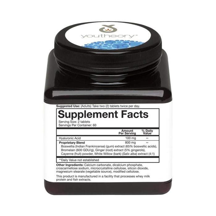 Youtheory Hyaluronic Acid Advanced 120 Count