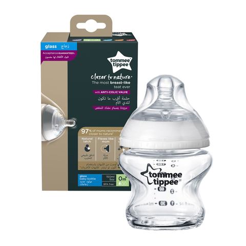 Tommee Tippee Closer To Nature Glass 1 X 150Ml