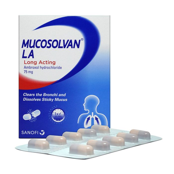 Mucosolvan Long Acting 75mg Capsules 10's