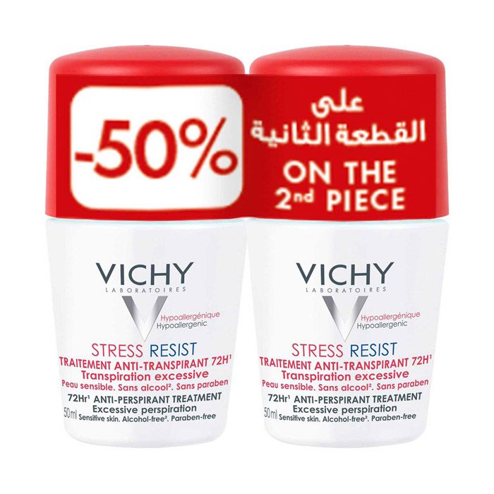 Vichy Deodorant Roll On Stress Resist 50 ml-Bogo