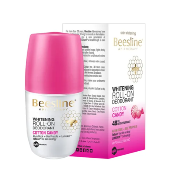 Beesline Whitening Roll On Cotton Candy Deodorant 50 ml