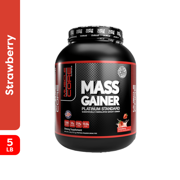 Muscle Core Mass Gainer Strawberry 6 Lb