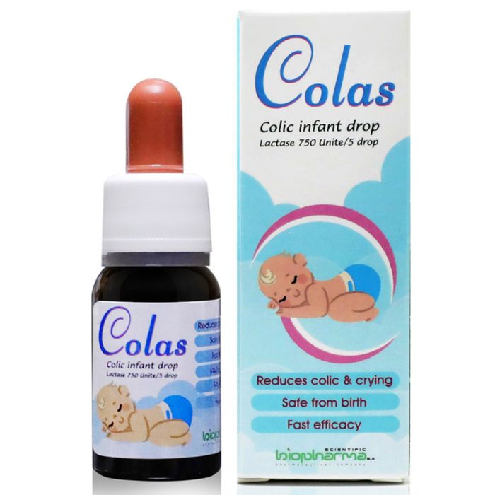 Colas Colic Infant Drops 10 ml Glass Bottle