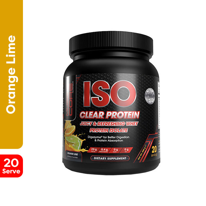 Muscle Core Iso Clear Protein Orange Lime 500 G
