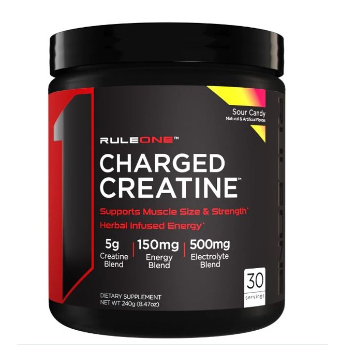RULE 1 Charged Creatine Sour Candy 240 g