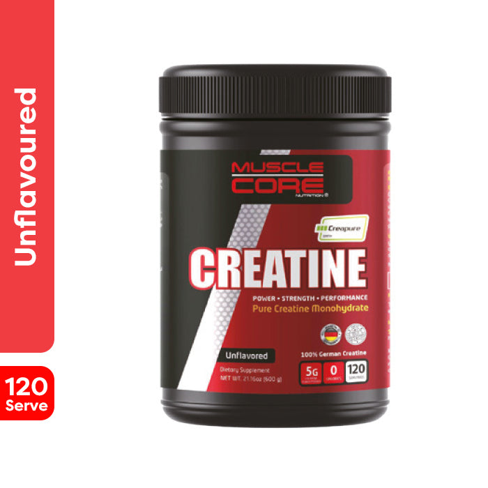 Muscle Core Creatine (Creapure®) Unflavored 600g 120 Servings