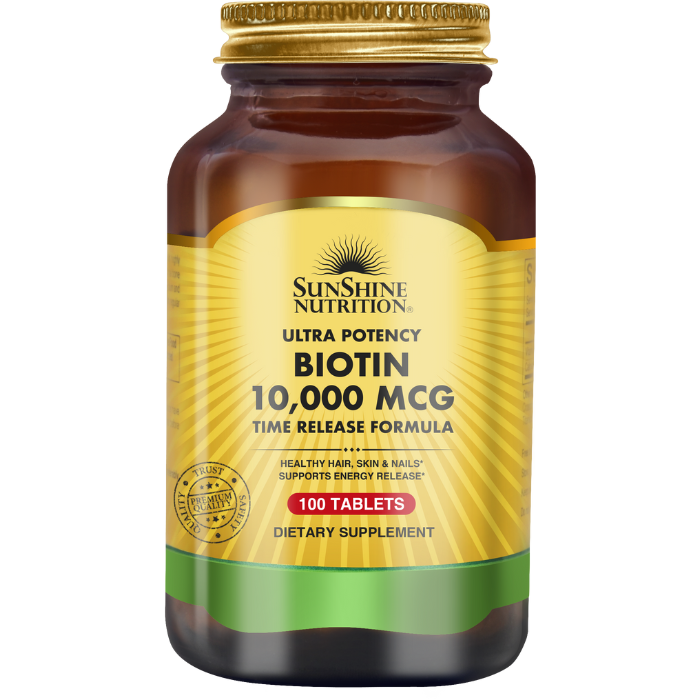 Sunshine N Ultra Potency Biotin 10000 Mcg 100 Tab